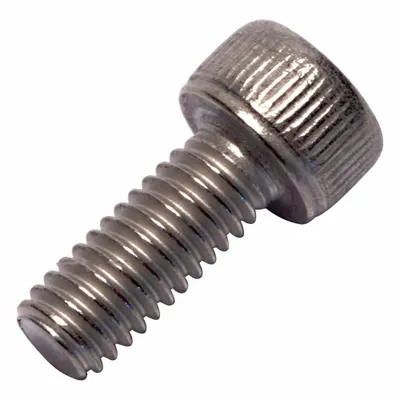 ALLIED TITANIUM Socket Head Cap Screw: M4x0.70 Thread Size, 10 mm Lg, Std, Plain, Titanium - Metric System Standard Socket Head Cap Screws