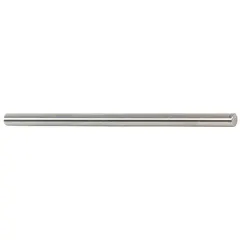 Class X No-Go (minus) pin gauge with 0.1095 inch diameter, 2 inch length, uncoated steel construction, and ±0.00004 inch tolerance. Used to verify that a hole does not exceed its maximum allowable size in machining and manufacturing quality control. Includes Certificate of Accuracy with NIST Traceability.