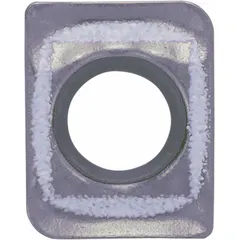 Indexable drill insert for drilling and boring operations in CNC machining centers and lathes. Designed for use in compatible drill bodies, it provides precise cutting edges for indexable drill heads. Commonly applied in metalworking where tight tolerances and surface finish are required.