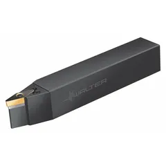 The WALTER PVVBN2525M16 is an indexable toolholder for external turning and profiling operations. It accommodates VBM-type carbide inserts for machining steel, stainless steel, and cast iron. The shank and clamping design provide rigidity and repeatability in metalworking applications.