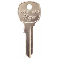 Key Blank: Compatible with National Locks, Key ID # NA12, 5 Pins, Brass (MPN 1069LB-NA12)
