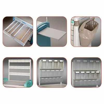 CAPSA HEALTHCARE Side-Mount Writing Surface for Medical Carts, AM-AN-ACCPK2 - Side-Mount Accessories for Medical Carts