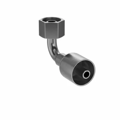 PARKER 11C43-12-6 90° Elbow Hydraulic Crimp Fitting - Parker Crimp Hydraulic Hose Fittings with Metric Connection