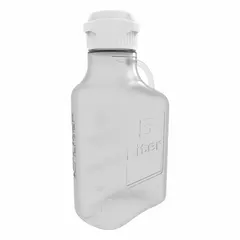 APPROVED VENDOR 5 L Rectangular Plastic Carboy with Graduations, 83 mm Screw Cap
