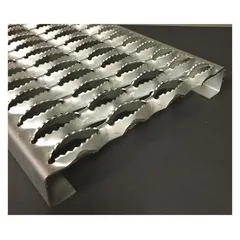 APPROVED VENDOR Ladder Tread Channel, Serrated, Steel, MPN 3241512-10