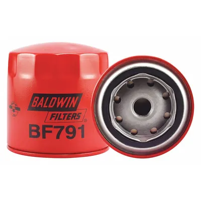 BALDWIN FILTERS Fuel Filter: Spin-On, 3 11/16 in Outside Dia, 11/16"-16 Thread Size - Spin-On Fuel Filters