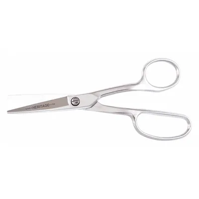 KLEIN TOOLS Carpet Shears: Right-Hand, 8 3/4 in Overall Lg, Straight, Steel, Fine - All-Metal Offset Scissors