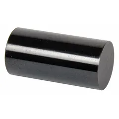 Steel plug and pin gauge with black oxide finish, 0.9990 in diameter, Class ZZ tolerance of 0.00020 in, and surface finish 10 microinch or better. As a no-go (minus) gauge, it verifies that a hole diameter does not exceed the specified size; if it enters, the part is out of tolerance. Includes Certificate of Accuracy with NIST Traceability.