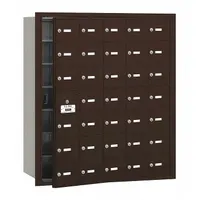 Mailbox: 4B+, 34 Doors, Horizontal, 40 3/4 in H x 35 3/4 in W x 16 1/2 in D, Recessed Mounting (MPN 3635ZFU)