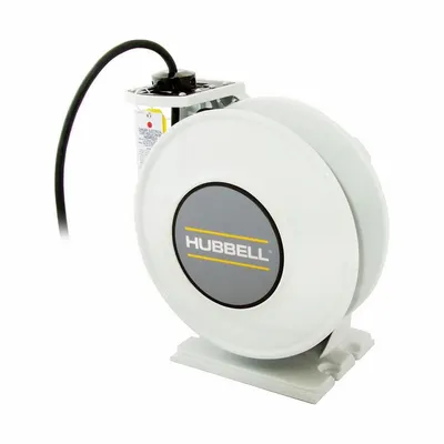 HUBBELL WIRING DEVICE-KELLEMS Hardwired Self-Retracting Cord Reel - Hardwired Self-Retracting Cord Reels