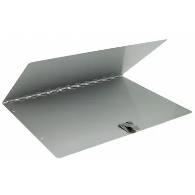 JJ KELLER Registration Holder: Document Holder, Aluminum, Gray, 8 3/4 in Overall Ht - Vehicle Document Holders