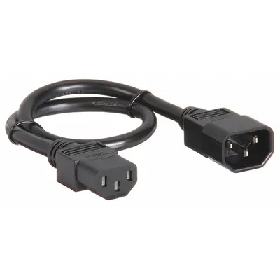 OEM Power Cord: 1 1/2 ft Lg - Electronic Equipment Power Cords