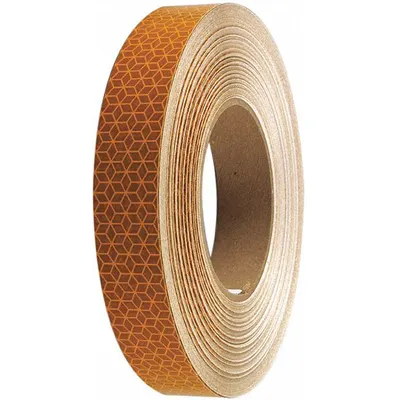 ORALITE Vehicle Reflective Tape, Yellow, Acrylic, 1 in x 50 yd, MPN 18853 - Vehicle Reflective Tapes