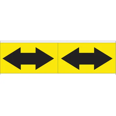 BRADY Pipe Marker Directional Flow Arrow - Pipe Marker Directional Flow Arrows