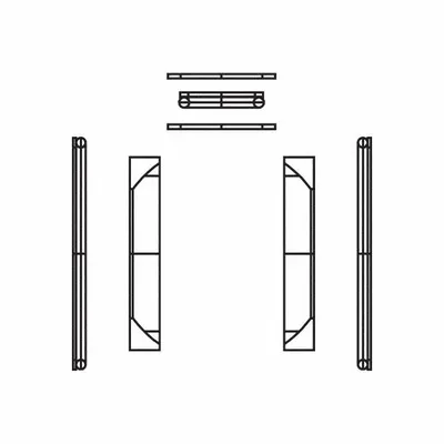 Parker BVHP Series 1" Ball Valve Seal Kit, Fluorocarbon, SKBVHP161V20 - Hydraulic Ball Valve Replacement Seal Kits