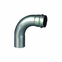 VIEGA PROPRESS Crimp Elbow Fitting: 1 1/4 in CTS x 1 1/4 in CTS Size, 90° Elbow, Press-fit x FTG (MPN 80505)