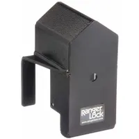 RANGER LOCK Padlock Guard with Lock: Steel, Black, 7 in Guard Lg, 5 in Guard Wd, 4 in Guard Ht (MPN RGUN-0L)