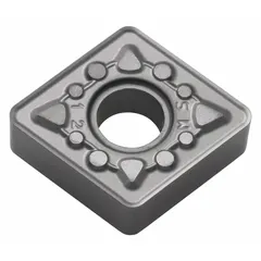 Diamond indexable turning insert with CNMG geometry for general-purpose turning. Designed for precision machining of non-ferrous materials, composites, and abrasive alloys. Suitable for turning, facing, and boring operations.