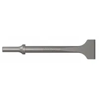 AJAX Chisel: 0.401 in Shank Size, Round, Round, 1 1/2 in Chisel Tip Wd, 6 1/2 in Overall Lg (MPN 910-1-1/2)