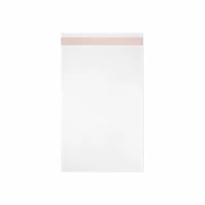 OEM Peel & Seal Reclosable Poly Bag, 7 5/12 x 10 1/2 in, BOPP, Flat Pack, 1000 Pack - Peel & Seal Reclosable Poly Bags