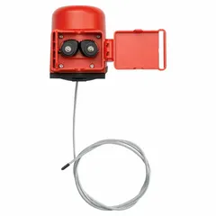 This permanent-mount ball valve lockout secures valves against unauthorized operation. It fits pipe sizes from 3/8 in to 24 in. The black device is used in lockout/tagout procedures for maintenance isolation in industrial piping systems.