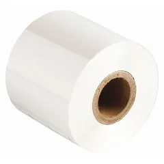 White resin ribbon for THT 3" Core Printers. Solvent-resistant and UL Recognized. Used for printing durable labels in industrial environments where chemical resistance is required.