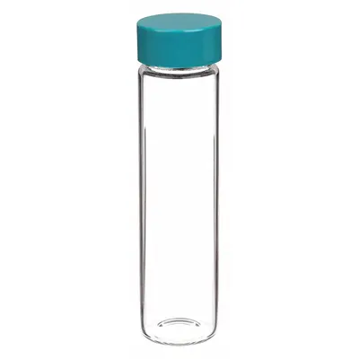 QORPAK Vial with Cap: 30 mL, Includes Closure, Thermoset, 25 mm Body Dia, Square - Glass Sample Vials