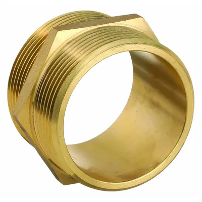 OEM Fire Hose Adapter: 2 1/2 in Compatible Pipe Size - Brass Rigid Fire Hydrant & Standpipe Adapters