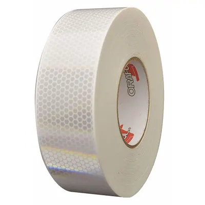 ORALITE Reflective Tape: Construction/Emergency Vehicles/Trucks and Trailers, White - Vehicle Reflective Tapes
