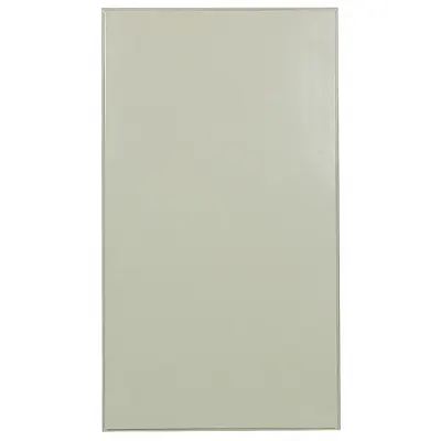 ASI GLOBAL PARTITIONS Partition Panel: Steel, Smooth Semi Gloss, Charcoal, 58 in Ht, 58 in Wd - Panels & Panel Posts for Bathroom Partitions