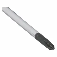 Phillips screwdriver with a #0 tip size for driving and removing small Phillips-head fasteners. Standard-length design with an ergonomic handle. Not ESD safe and not tether capable. Suitable for general assembly, maintenance, and repair tasks.
