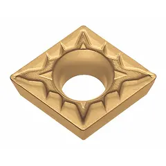 Diamond indexable turning insert for precision turning and finishing of non-ferrous materials, ceramics, and composites. Designed for high-speed machining applications requiring superior wear resistance and surface finish.