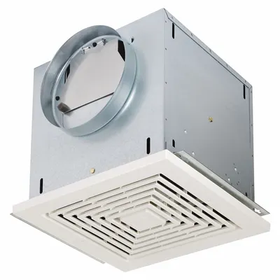 BROAN Commercial Fan: 200 cfm Max Airflow, Variable Speeds, 1 sones, Low Profile - Standard Commercial Ceiling Exhaust Fans