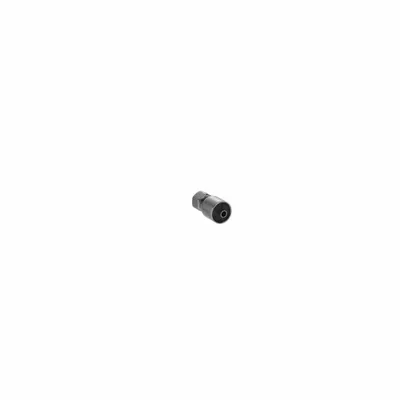 PARKER Hydraulic Crimp Fitting: Steel x Steel, Straight, -6 For Hose Dash Size - Parker Crimp Hydraulic Hose Fittings with Metric Connection
