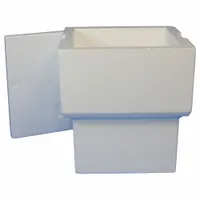 White pail shipping kit designed for secure transport of pails during shipping and handling. Suitable for industrial packaging applications where pails need protection in transit