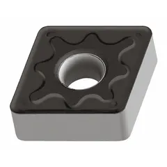 Diamond indexable turning inserts for precision machining of non-ferrous materials, composites, and abrasive alloys. Available in two size variants: CNMG433-NM WKK10S and CNMG120412-NM WKK10S. The diamond grade provides high wear resistance and consistent surface finish in turning operations.