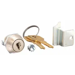Panelboard lock accessory for Square D QO and Homeline load centers. Locks at the box location to secure the enclosure. Includes two keys.