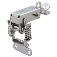Door Latch: Stainless Steel, 2 17/32 in Dp, 2 15/32 in Ht, 1 9/16 in Wd (MPN STF-C64A)