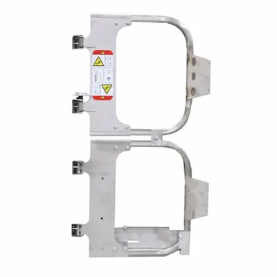 PS INDUSTRIES Full-Height Single-Door Metal Safety Gate