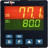 RED LION PID Temperature Controller: Red Lion, 1/16 DIN Size, B/E/J/K/L/R/RTD/S/T/TXK/U, PID, Analog (MPN PXU20020)