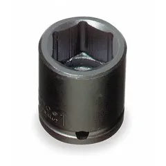 This 3/4" drive impact socket features a 7/8" SAE hex size with a 6-point standard configuration. The 2-inch overall length provides clearance in confined spaces. Designed for use with impact tools in heavy-duty fastening and loosening applications.