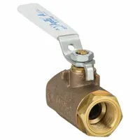 APOLLO Manual Two-Way Ball Valve: 3/4 in Size, Bronze, Straight, FNPT x FNPT, Std Port Ball Port (MPN 70LF-104-01)