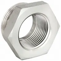 This rigid, straight steel adapter connects a female NPTF port to a male ORB fitting. It is used in hydraulic systems to transition between thread types, ensuring leak-free connections in fluid power lines