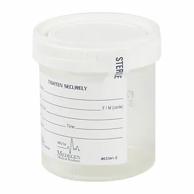 GENT-L-KARE Specimen Container: Specimen Container, Polyethylene/Polypropylene, Translucent - Specimen Collection Kits