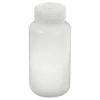 APPROVED VENDOR Reagent Bottle: HDPE, 250 mL, 8 fl oz, Closure Included, Colorless, 43-415 mm
