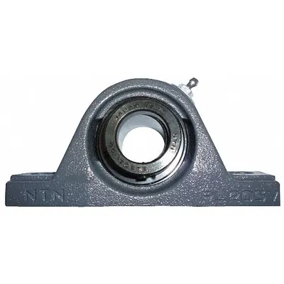 NTN Pillow Block Bearing: 2 7/16 in Bore, Cast Iron, Eccentric Collar, 2 3/4 in Shaft Ht - General Purpose Pillow Block Ball Bearings