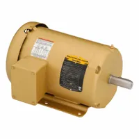 BALDOR General Purpose Motor: Rigid Base Mount, Totally Enclosed Fan Cooled, 1 1/2 hp, 1,760 RPM (MPN EM3554T)