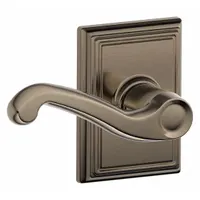 SCHLAGE Door Lockset: Passage Lever Locksets, Nickel, ADA Compliant (MPN F10 FLA 620 ADD)
