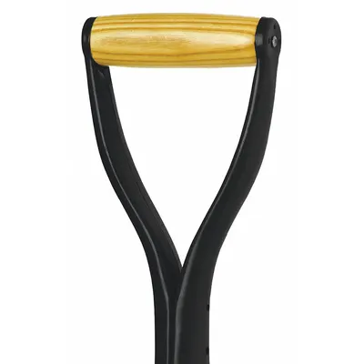 SEYMOUR MIDWEST LINK Tubular Handle: Steel Handle, D-Grip Handle - Garden Tool & Shovel Handles