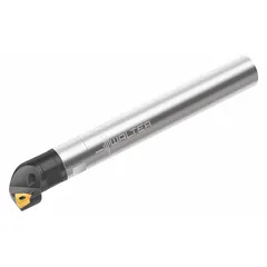 Indexable boring bar for internal machining operations such as enlarging, contouring, and finishing holes. Designed for use with TC11 inserts. Suitable for precision boring in metal parts where tight tolerances and surface finish are required.